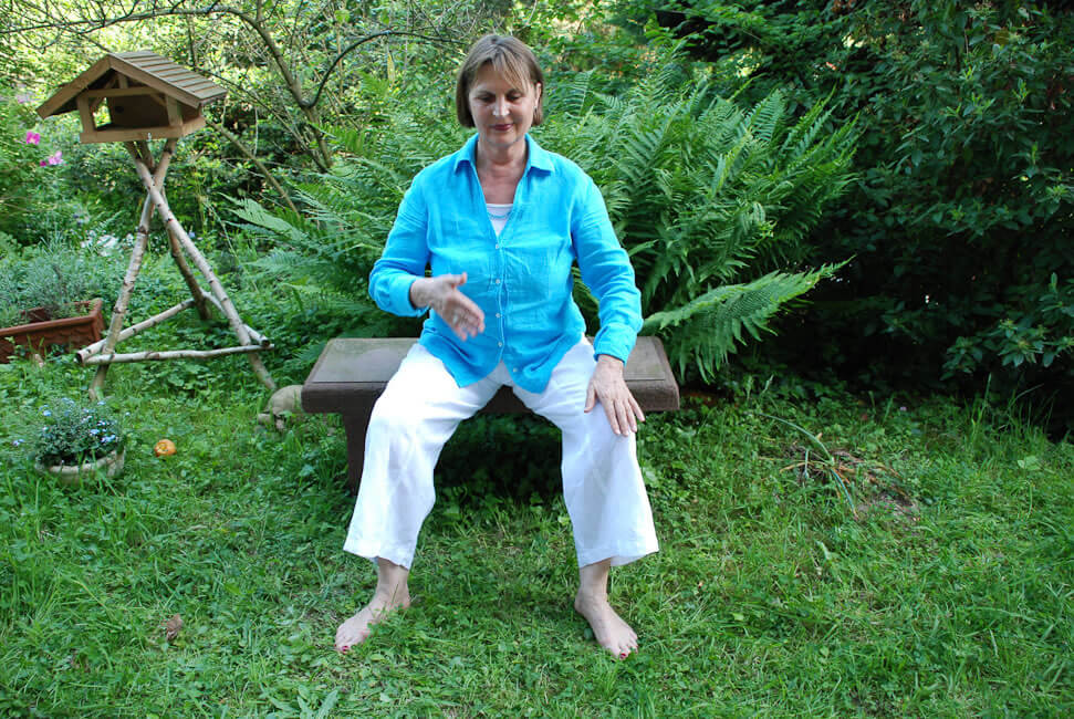 Ich bringe die Liebesenergie der Erde nach oben.